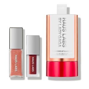 Haus Labs Lip Glaze Set New in beauty container